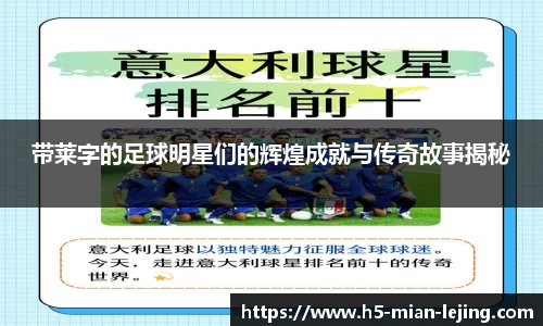 带莱字的足球明星们的辉煌成就与传奇故事揭秘